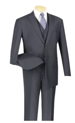 Vinci Men's 3 Piece Wool Feel Outlet Suit - Flat Front Pants -Empire Shop 07.10.2022 11.07.41 rec 1