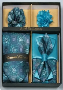 Daniel Ellissa Men's Neck Tie/Bow Tie Set - Multiple Colors