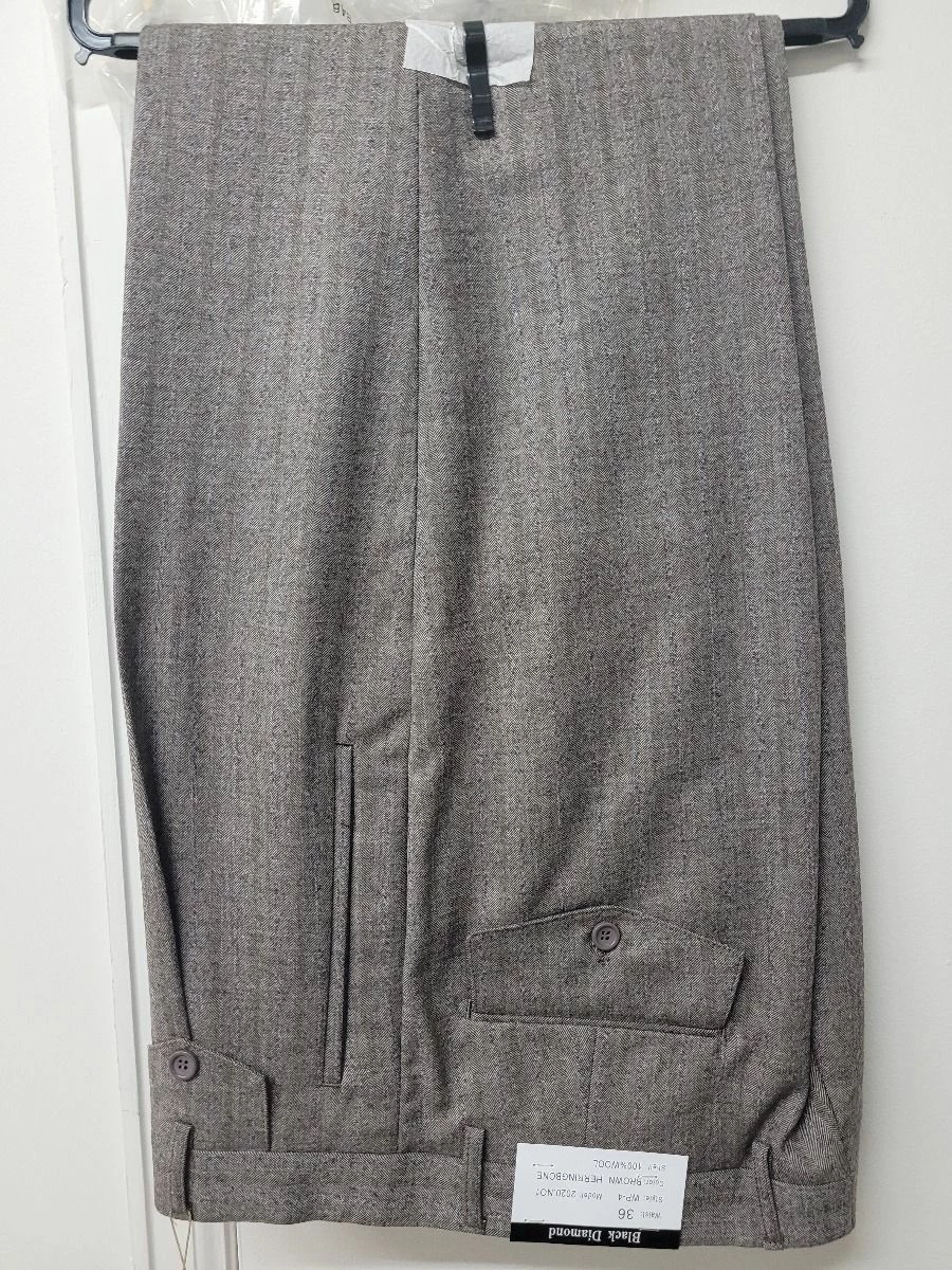 Apollo King Men's Outlet Semi Wide Leg Pants - 100% Wool Pants 3 Apollo King Men's Outlet Semi Wide Leg Pants - 100% Wool Pants