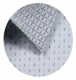 Daniel Ellissa Men's French Cuff Shirt Set - Stylish Mini Pattern -Empire Shop 3792 inset