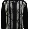 Silversilk Men's Sweater - Multi Stripe -Empire Shop 4201 blk frnt