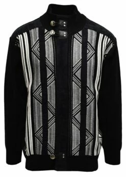 Silversilk Men's Sweater - Multi Stripe