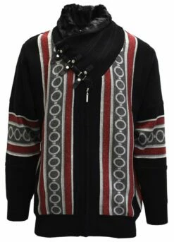 Silversilk Men's Sweater - Circle Dot Pattern