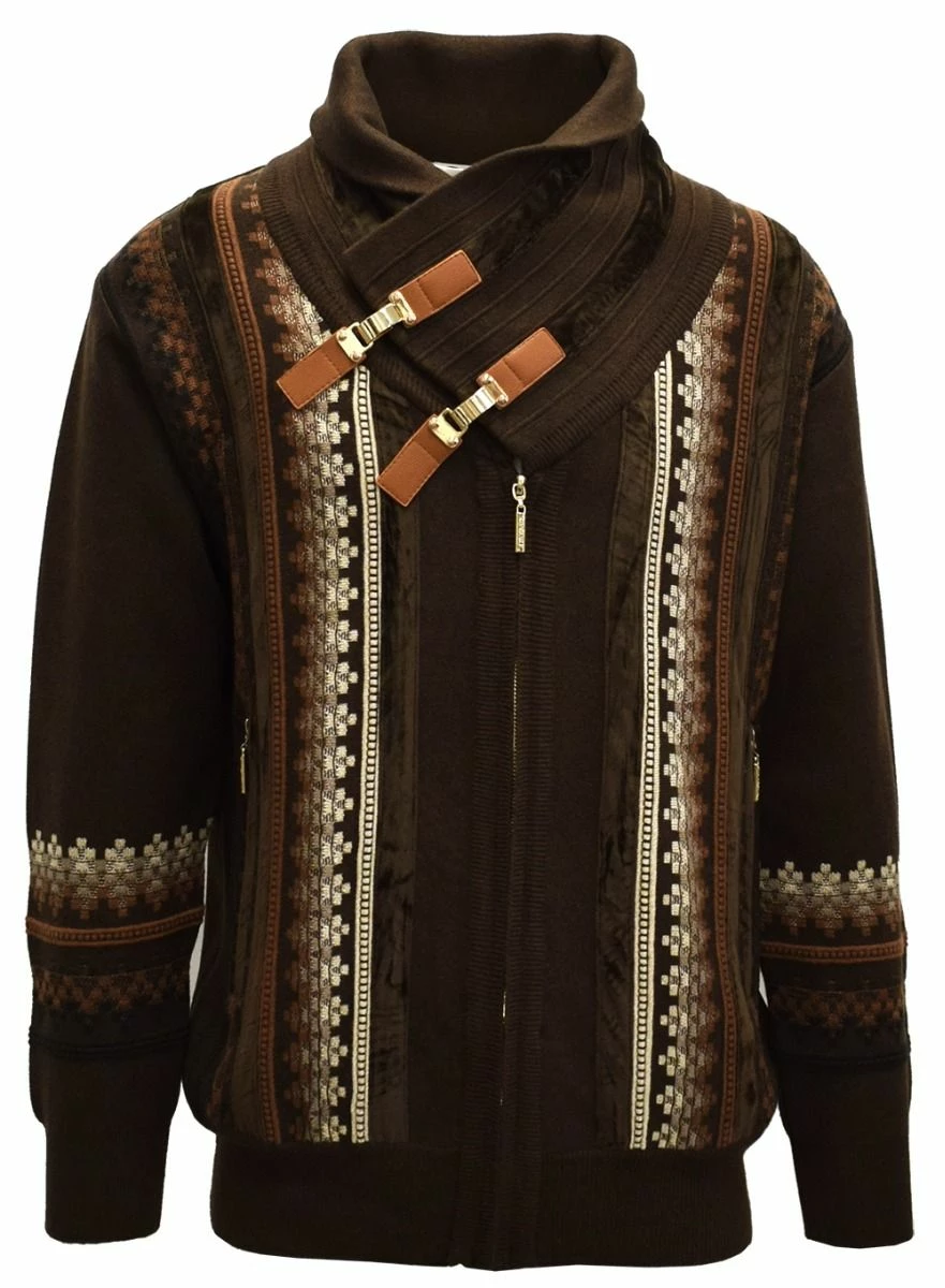 Silversilk Men's Sweater - Double Buckle Collar 4 Silversilk Men's Sweater - Double Buckle Collar - Image 2