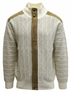 Silversilk Men's Sweater - Zig Zag Stripe 8 Silversilk Men's Sweater - Zig Zag Stripe -Empire Shop 4208 crm frnt