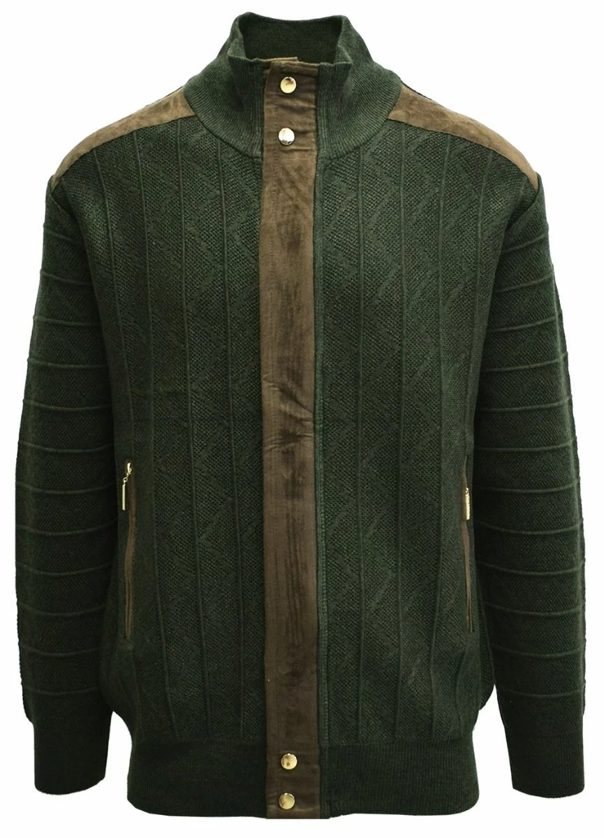 Silversilk Men's Sweater - Zig Zag Stripe 6 Silversilk Men's Sweater - Zig Zag Stripe - Image 4