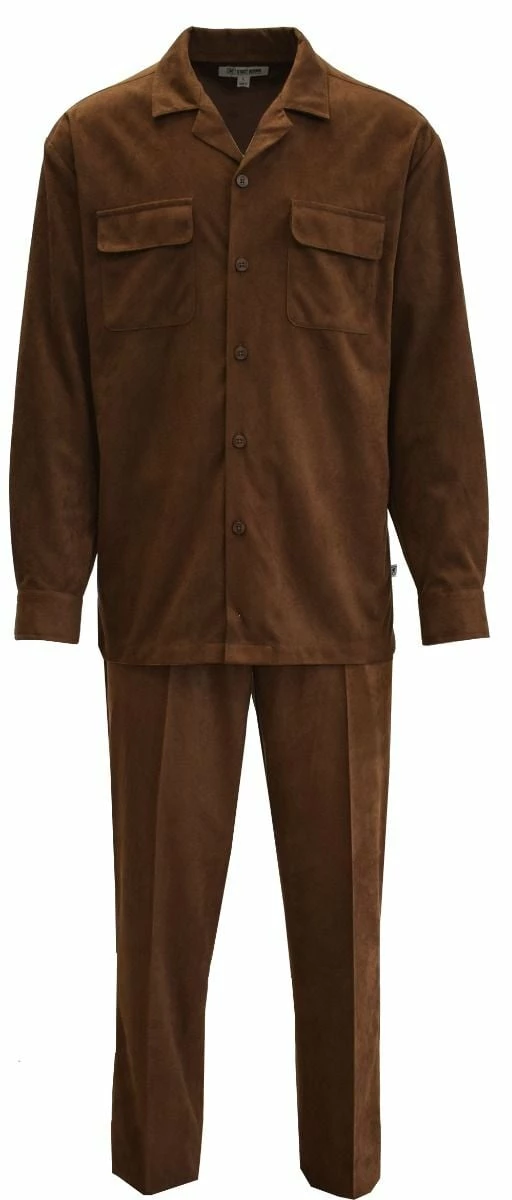 Stacy Adams Men's 2 Piece Suede Feel Walking Suit - High Quality Fabric 4 Stacy Adams Men's 2 Piece Suede Feel Walking Suit - High Quality Fabric - Image 2