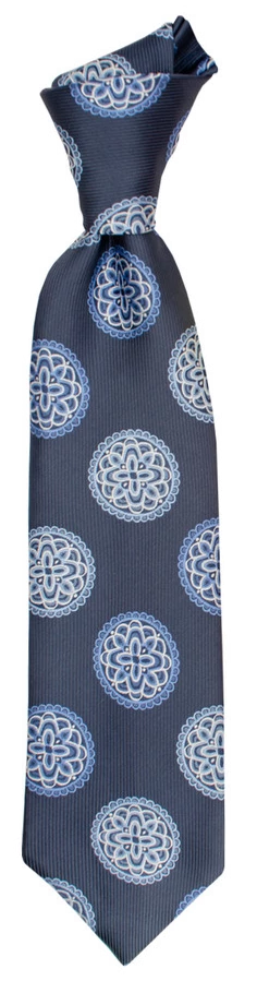 Karl Knox Men's French Cuff Shirt Set - Flower Pattern 5 Karl Knox Men's French Cuff Shirt Set - Flower Pattern - Image 3