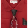 Karl Knox Men's French Cuff Shirt Set - Thorn Pattern
