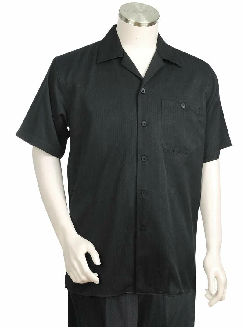 Canto Men's 2 Piece Walking Suit - Subtle Solid Stripe 3 Canto Men's 2 Piece Walking Suit - Subtle Solid Stripe