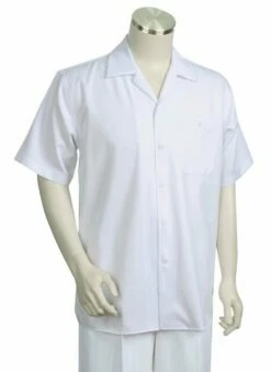 Canto Men's 2 Piece Walking Suit - Subtle Solid Stripe 12 Canto Men's 2 Piece Walking Suit - Subtle Solid Stripe -Empire Shop 687 02 white 1