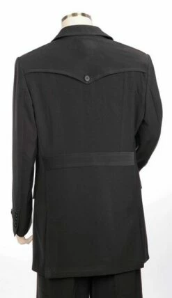 Canto Men's 3 Piece Fashion Suit - Double Breasted -Empire Shop 8323bkinset