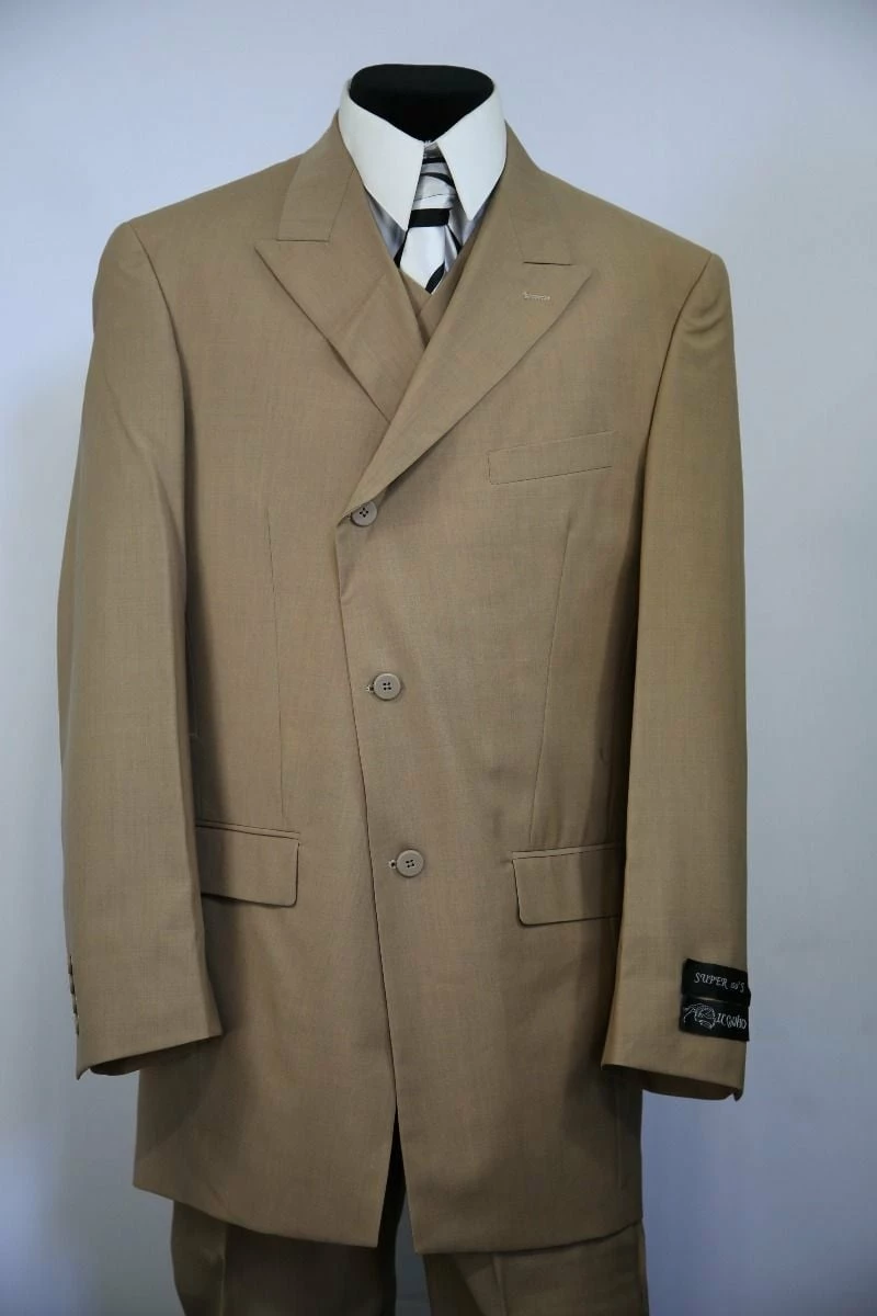 Canto Men's 3 Piece Microfiber Fashion Suit - Slanted Closure 6 Canto Men's 3 Piece Microfiber Fashion Suit - Slanted Closure - Image 4