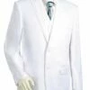 Canto Men's 3 Piece Fashion Suit - Tone On Tone With Peak Lapel -Empire Shop 8337 01 white 2