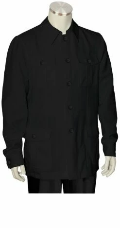 Canto Men's 2 Piece Long Sleeve Walking Suit - Casual Urban