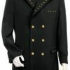 Canto Men's 3 Piece Double Breasted Suit - Metal Accents -Empire Shop 8375 black