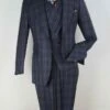 Veno Giovanni Men's 3pc 100% Wool Suit - High Fashion Patterns 2 Veno Giovanni Men's 3pc 100% Wool Suit - High Fashion Patterns -Empire Shop 985 3