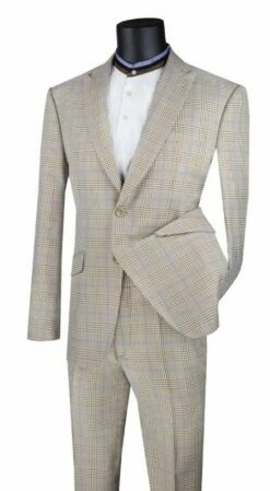 Vinci Men's 2 Piece Slim Fit Suit - Accented Windowpane 11 Vinci Men's 2 Piece Slim Fit Suit - Accented Windowpane -Empire Shop annotation 2020 08 03 162738 opt