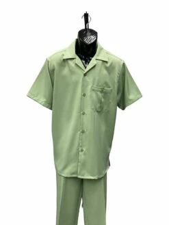 Dreams By Zacchi Men's Wide Leg 2 Piece Walking Suit - Bold Colors -Empire Shop avalon mint opt