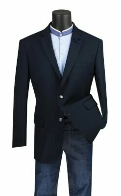 Vinci Men's Executive Sport Coat - Classic Business Coat -Empire Shop b tr navy copy