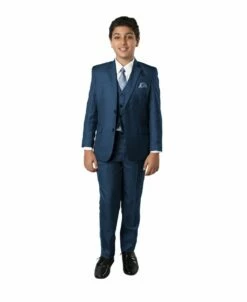 Tazio Boy's 5 Piece Suit With Shirt & Tie - Classic Executive 18 Tazio Boy's 5 Piece Suit With Shirt & Tie - Classic Executive -Empire Shop b394 11new 96740.1640292359