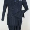 Apollo King Men's 2pc Double Breasted Suit - Pinstripe Suit 1 Apollo King Men's 2pc Double Breasted Suit - Pinstripe Suit -Empire Shop b62jpg