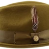 Bruno Capelo Men's Wool Hat - Stingy Fedora Style 1 Bruno Capelo Men's Wool Hat - Stingy Fedora Style -Empire Shop bb 202 olive