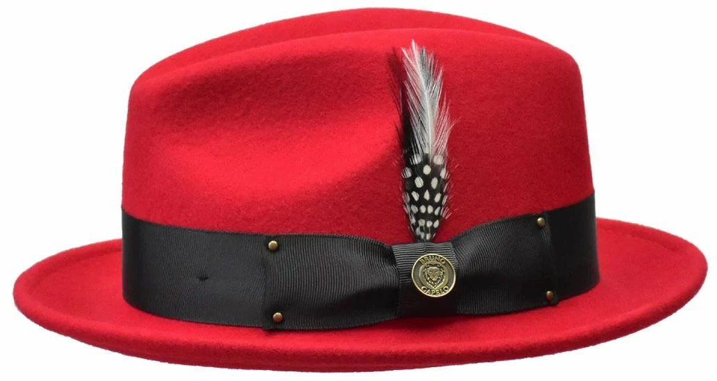 Bruno Capelo Men's Wool Hat - Stingy Fedora Style 8 Bruno Capelo Men's Wool Hat - Stingy Fedora Style - Image 6