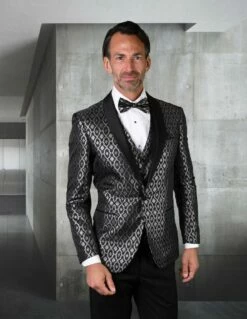 Statement Men's Modern Fit Tuxedo - Vibrant Two Tone