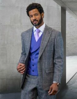Statement Men's 100% Wool 3 Piece Suit - Vibrant Colors 12 Statement Men's 100% Wool 3 Piece Suit - Vibrant Colors -Empire Shop benson purple