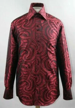 Daniel Ellissa Men's Fashion Dress Shirt - Braided Swirl