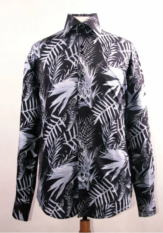 Daniel Ellissa Men's Fashion Dress Shirt - Tropical 6 Daniel Ellissa Men's Fashion Dress Shirt - Tropical - Image 4