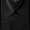 Daniel Ellissa Men's French Cuff Dress Shirt - Pat Riley Collar -Empire Shop black 18