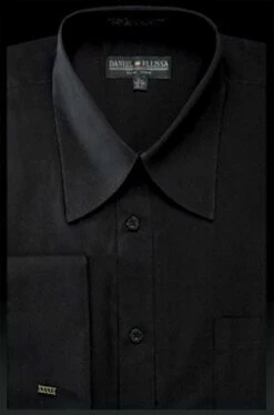 Daniel Ellissa Men's French Cuff Dress Shirt - Pat Riley Collar
