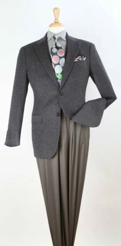 Apollo King Men's 100% Wool Sport Coat - Single Breasted Coat -Empire Shop c11
