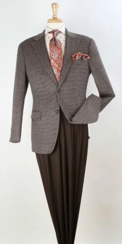 Apollo King Men's 100% Wool Sport Coat - Single Breasted Coat -Empire Shop c12