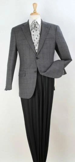 Apollo King Men's 100% Wool Sport Coat - Single Breasted Coat