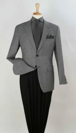 Apollo King Men's 100% Wool Sport Coat - Single Breasted