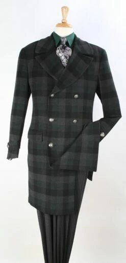 Apollo King Men's 3/4 Length Top Coat - Notch Lapel 10 Apollo King Men's 3/4 Length Top Coat - Notch Lapel -Empire Shop cb3coat 1 8