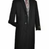 Vinci Men's Full Length Top Coat - Cashmere Blend -Empire Shop cl48 1 black