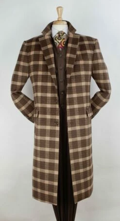 Apollo King Men's Outlet Full Length Top Coat - 3 Button Coat -Empire Shop cs15 1 11