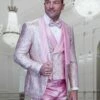 Statement Men's 3 Piece Modern Fit Tuxedo - Tone On Tone -Empire Shop delano 2 blush