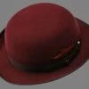 Statement Men's Wool Hat - Derby -Empire Shop derby burgundy