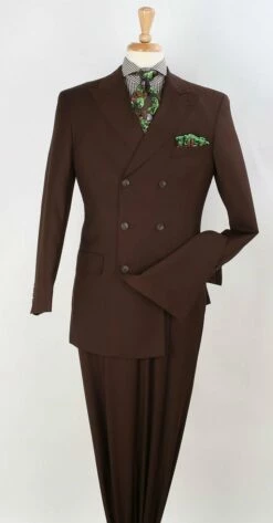 Apollo King Men's 2pc Double Breasted Suit - Wide Peak Lapel 8 Apollo King Men's 2pc Double Breasted Suit - Wide Peak Lapel -Empire Shop dm34 25