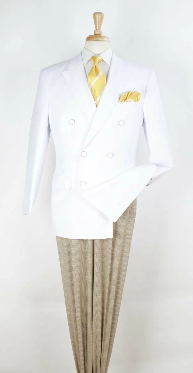 Apollo King Men's Double Breasted Sport Coat - Peak Lapel 5 Apollo King Men's Double Breasted Sport Coat - Peak Lapel - Image 3