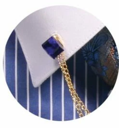 Avanti Uomo Men's French Cuff Shirt Set - Fashion Collar Chain 10 Avanti Uomo Men's French Cuff Shirt Set - Fashion Collar Chain -Empire Shop dn77m inset