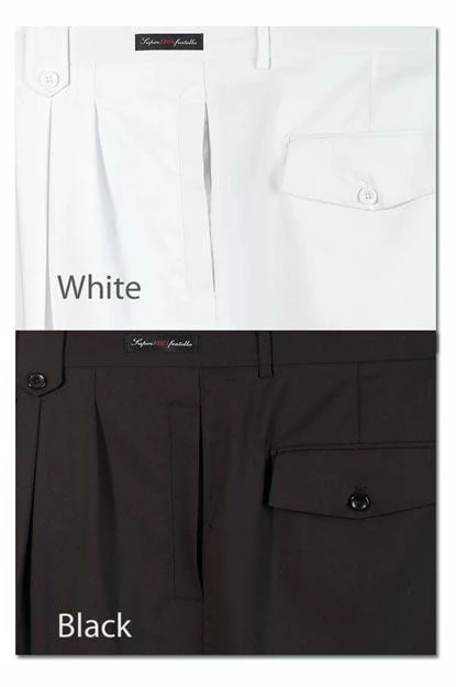 Daniel Ellissa Men's Wide Leg Pants - Boxed Pleated 4 Daniel Ellissa Men's Wide Leg Pants - Boxed Pleated - Image 2