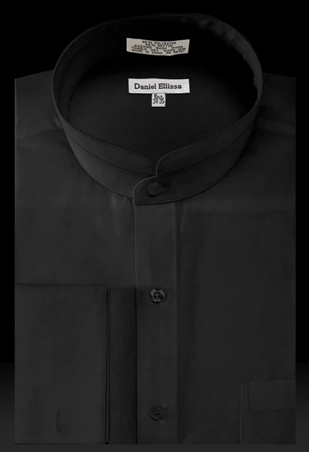 Daniel Ellissa Men's Solid Banded French Cuff Dress Shirt 8 Daniel Ellissa Men's Solid Banded French Cuff Dress Shirt - Image 6