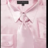 Daniel Ellissa Men's Basic Outlet Dress Shirt Set - Versatile Satin 2 Daniel Ellissa Men's Basic Outlet Dress Shirt Set - Versatile Satin -Empire Shop ds3012np2 15 pink 16 2