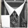 Daniel Ellissa Men's French Cuff Shirt Set - Distinct Stripes -Empire Shop ds3806p2black
